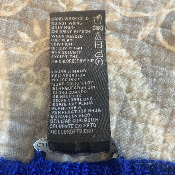 New Chelsea & Theodore Long Sleeve cobalt royal  blue  knit Sweater size xxl - Picture 7 of 7